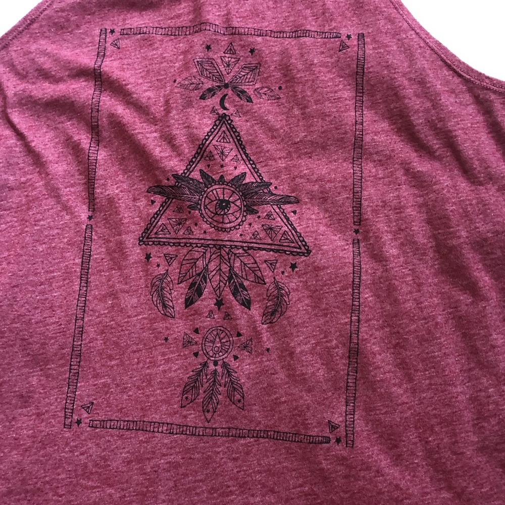 T Bar Evil Eye Tank Top